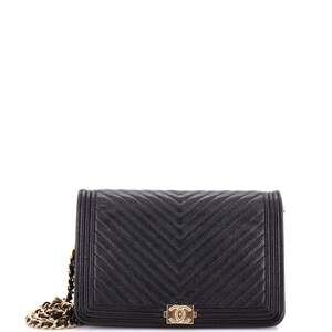 Chanel Boy Wallet On Chain Chevron #292090C30B